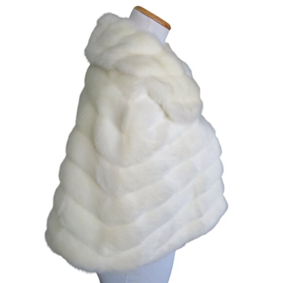 Laura Novelti Vintage Style Faux Fur Stole - Picture 5 of 11